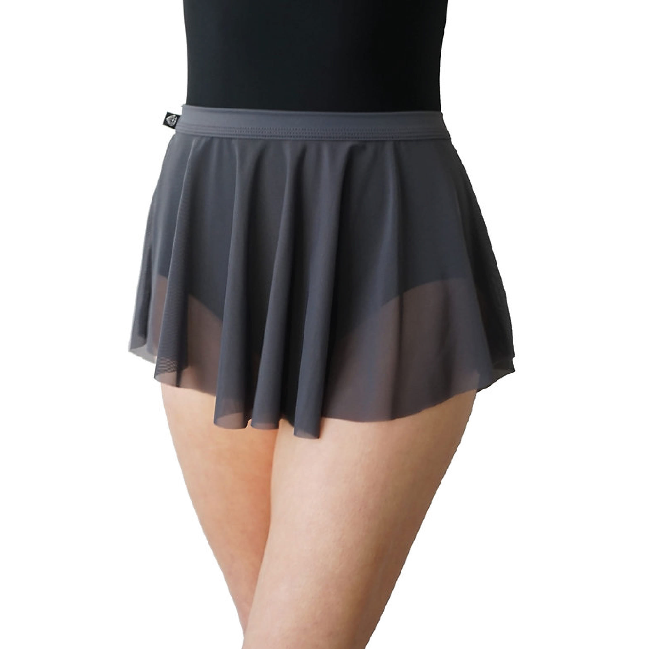 [Jule] Meshie Skirt: Charcoal