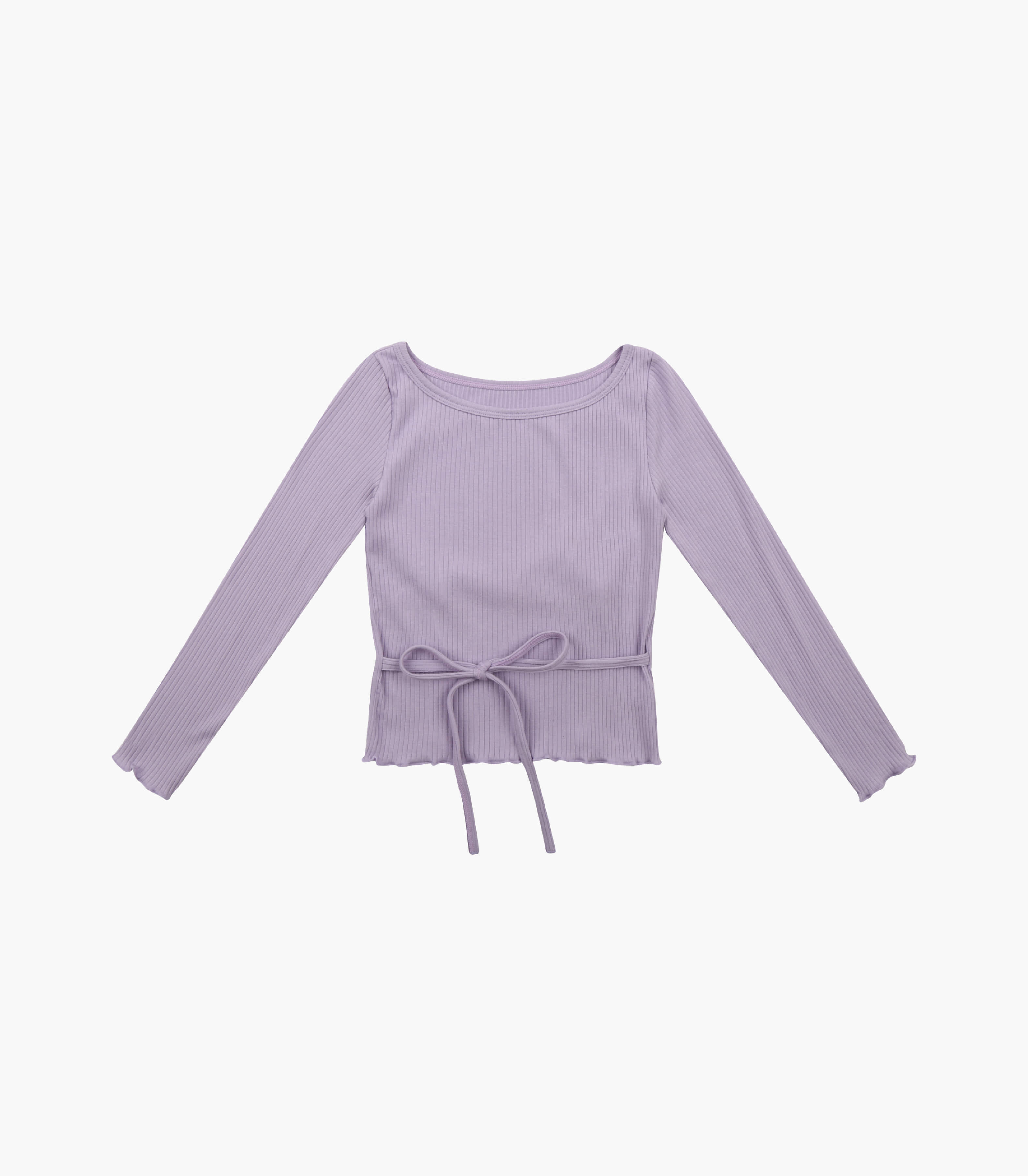 Ribbon T-shirt_Lavender