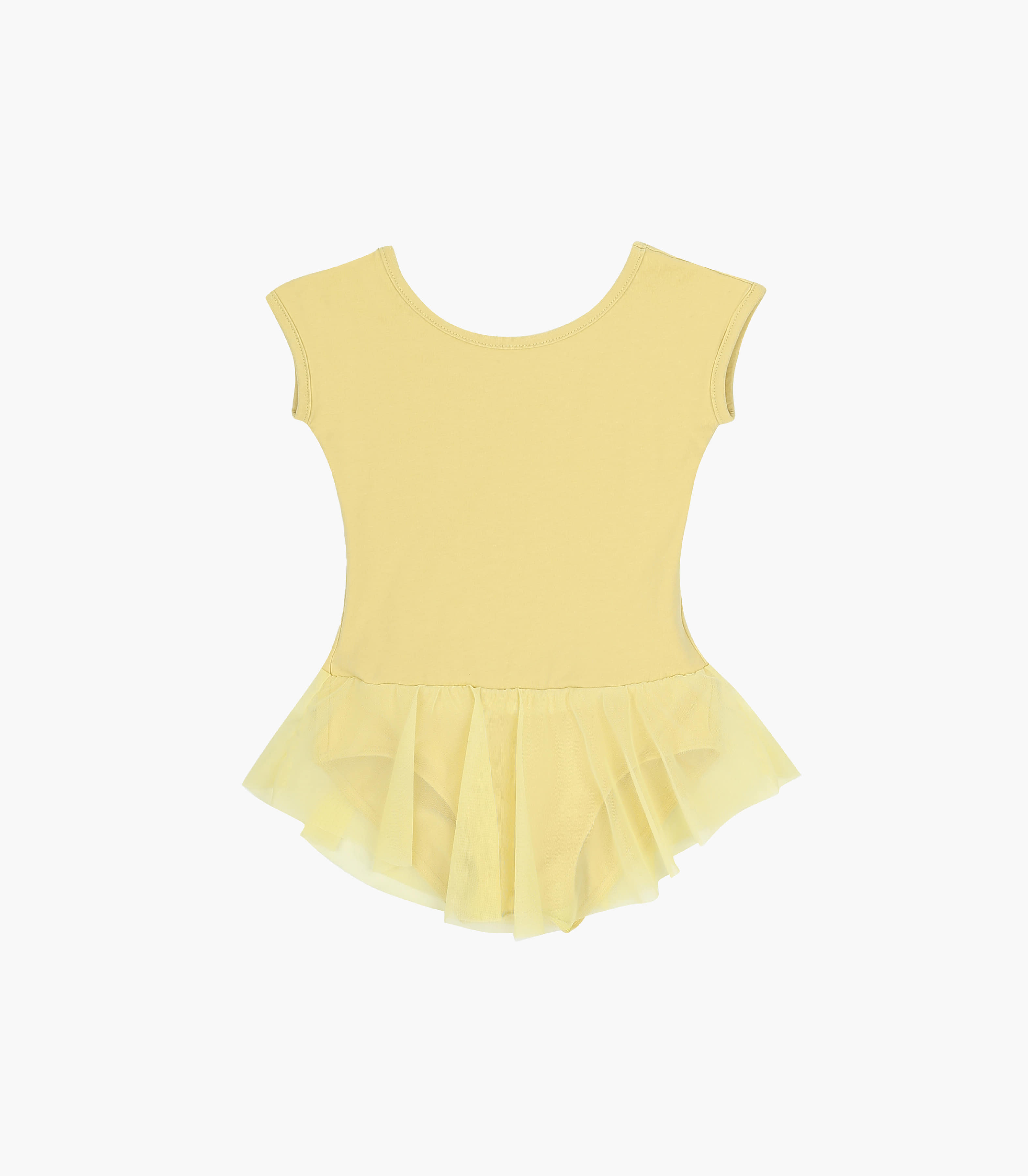 French Skirt Leotard_Yellow