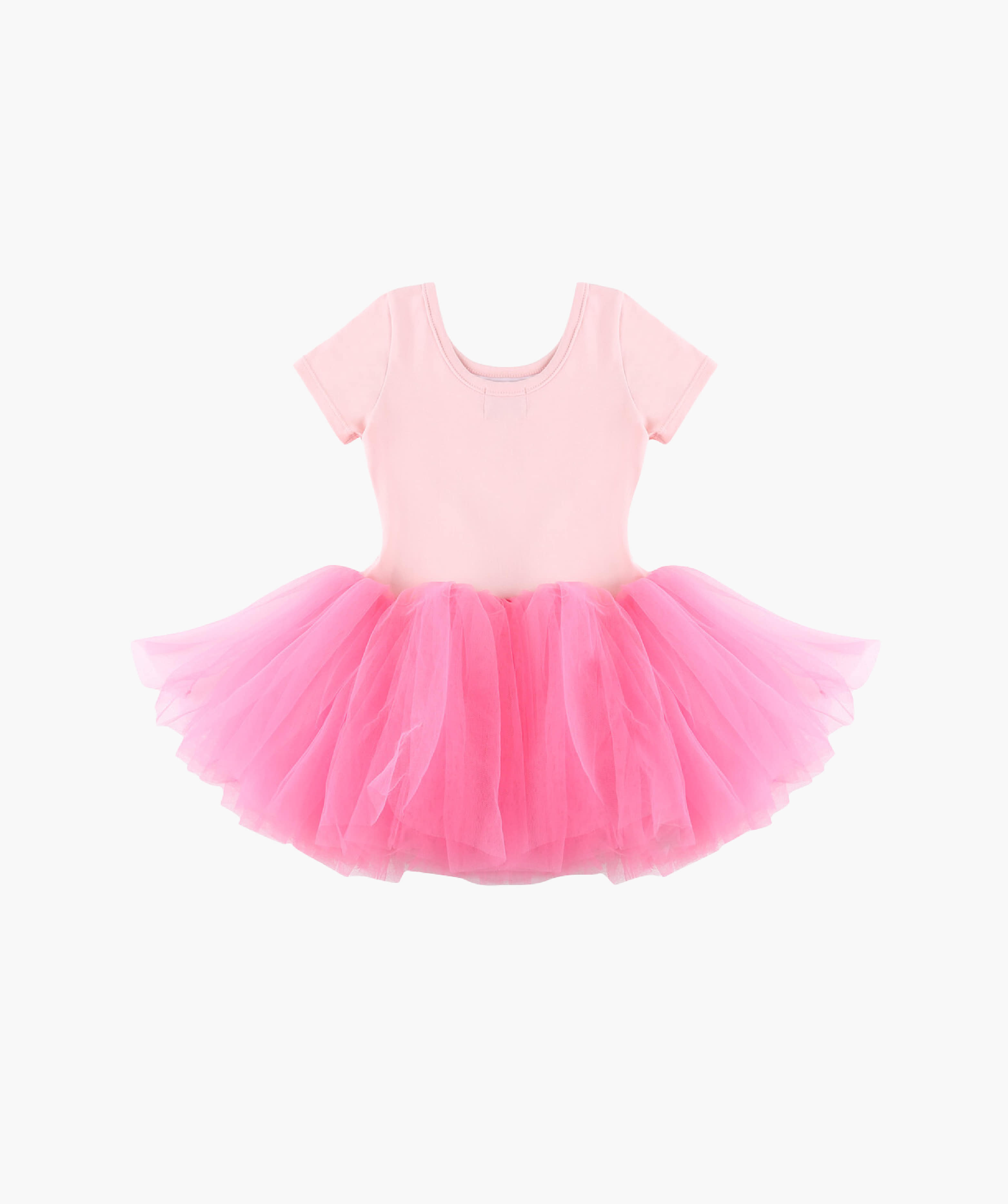 Snap Ruffle Tutu Dress_Pink